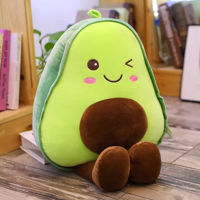 30CM Stuffed Toys Kawaii Avocado Pillow Filled Doll Fruit Cushion Soft Decorative Pillows Child Baby Girl Birthday Kid Xmas Gift